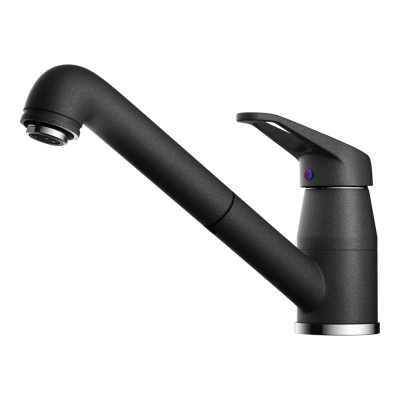 Смеситель для кухни Omoikiri Tateyama-S BL (4994136), латунь, черный